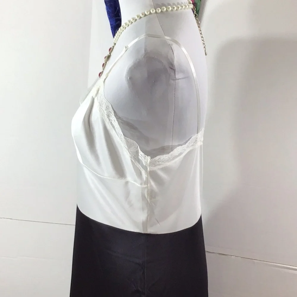 Vintage Sarah Smith b/w slip dress 36 - Picture 6 of 12